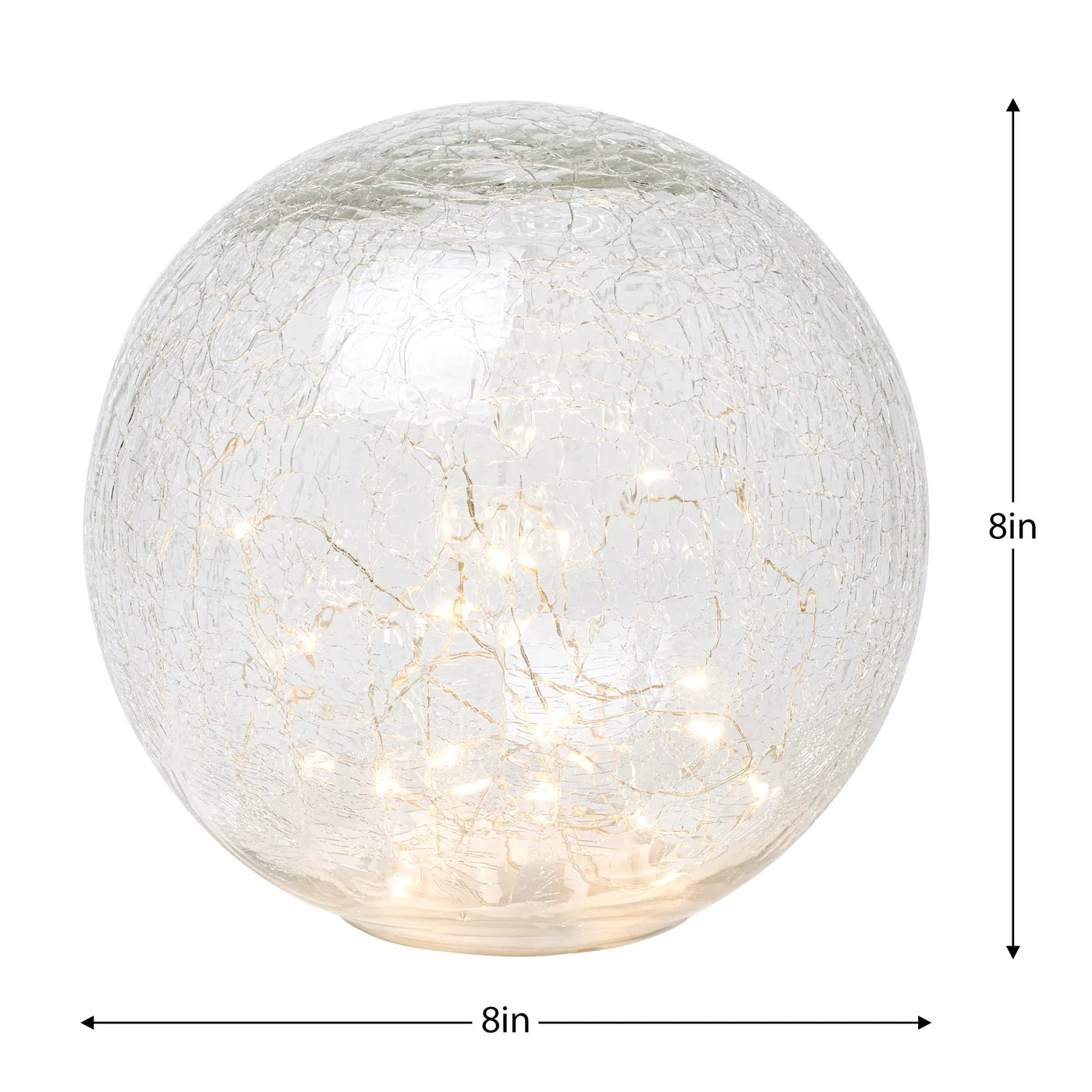 Luminous Crackle Glass Decor Light